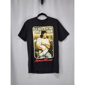 Morgan Wallen Shirt Mens Large Black One Night At A Time World Tour Graphic